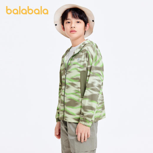 巴拉巴拉外套男童中大童童装夏装儿童休闲上衣防晒空调衫薄款时尚 商品图1