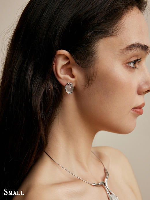 monSecret｜SW020102小 揽月耳钉【MOTION】 [ 银  ] 商品图2