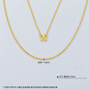 【限时克减150元】足金999.99 五9黄金O字链项链(AFWJ000XL00002)补差价）预售产品下单后不退款不退货不换货不补差价 商品缩略图3