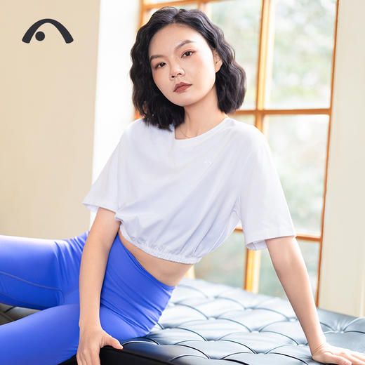 2024爱暇步春夏新品瑜伽运动健身跑步普拉提外穿短袖A24035CA 商品图9
