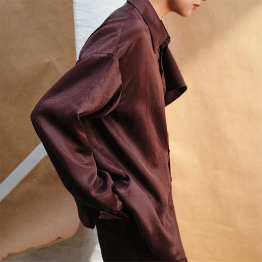 LIYIHAN醋酸廓形衬衫Y242C02616 商品图2