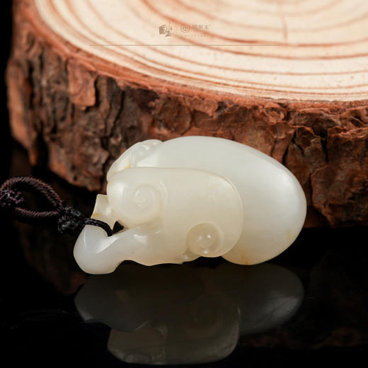 新疆国玉盟世玉和田玉羊脂玉挂件（吉祥如意）【带证书·顺丰物流】 商品图4