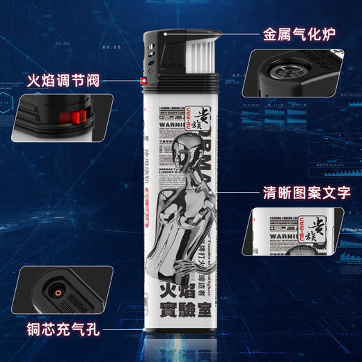 贵族打火机X33长机科幻战士 商品图2