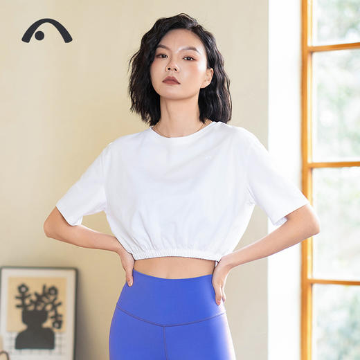 2024爱暇步春夏新品瑜伽运动健身跑步普拉提外穿短袖A24035CA 商品图12
