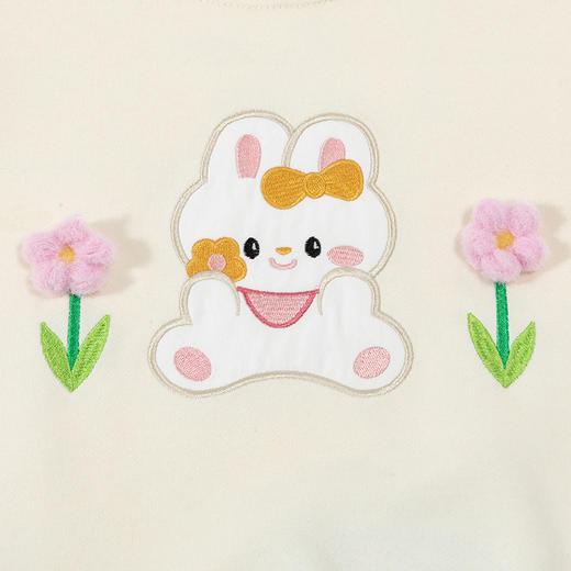 贝贝怡儿童卫衣女童春秋款运动休闲童装大童长袖春装上衣ZB1DS050 商品图4