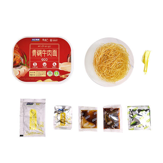 西藏 奇正青稞 藏晶  青稞牛肉面 151g*18盒 商品图4