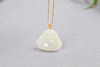 天然黄翡【笑佛】吊坠 镶嵌：18k金镶 商品缩略图1