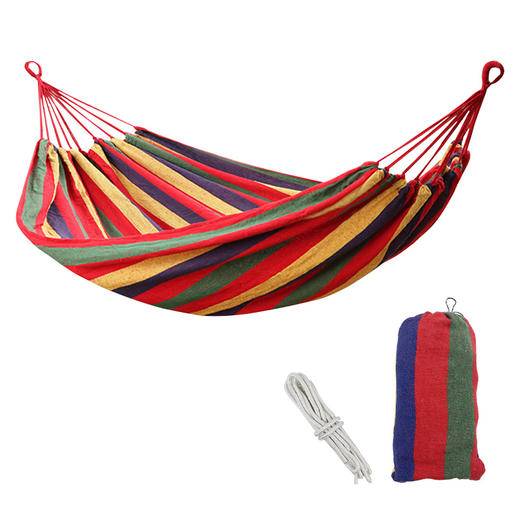 凯速野营绑绳帆布吊床|船型结构惬意坐躺，300斤承重放心睡 商品图0