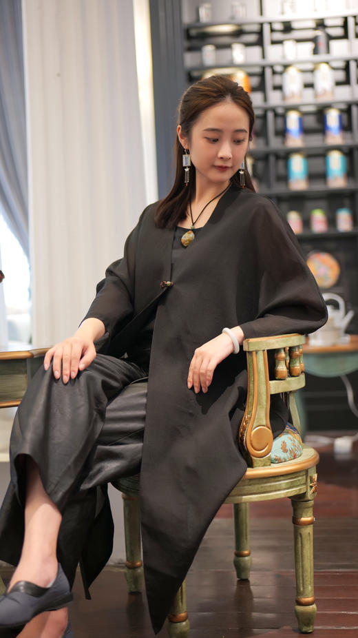 漫物记香云纱长外套XYS-W140 商品图1