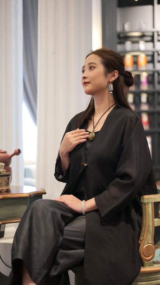 漫物记香云纱长外套XYS-W140 商品图0