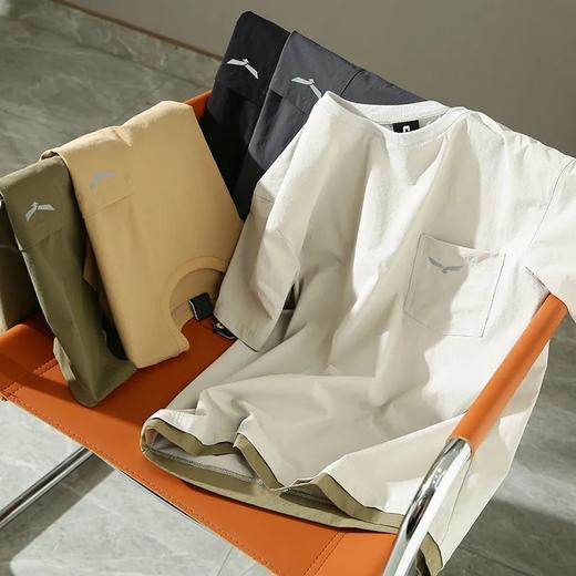 男士假两件基础款户外短袖T恤 商品图0