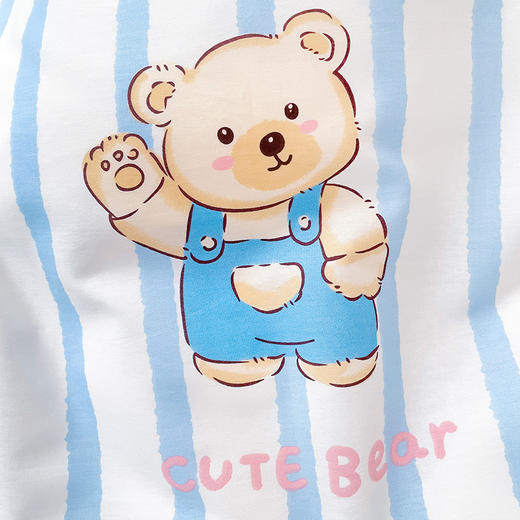 自然醒学生宿舍床上三件套寝室上下铺被罩全棉13070被套床单0.9m床单人套件NH152 商品图13