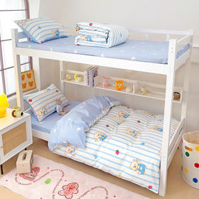 自然醒学生宿舍床上三件套寝室上下铺被罩全棉13070被套床单0.9m床单人套件NH152