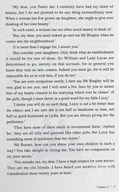 【中商原版】傲慢与偏见 精装 含插图 Pride and Prejudice 英文原版 开本轻巧 可作礼品书 Jane Austen 简奥斯汀 商品图6