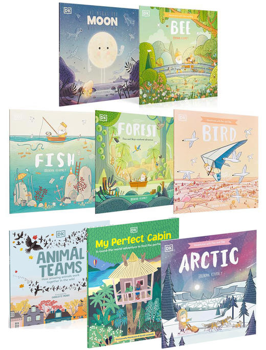 【中商原版】 DK绘本百科系列 动植物知识科普故事图画书8册 英文原版 Brendan Kearney Bird Fish Forest Arctic Bee 商品图0