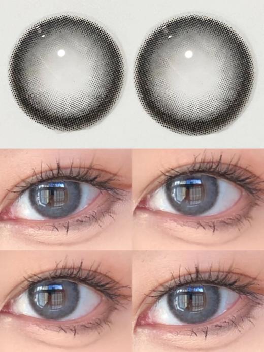 clairecolor 日抛 巴赫灰 14.4/13.7 一盒一个度数 日抛无售后 迅猛龙同款 商品图3
