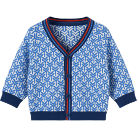 英氏-童衣类（春）H4英毛短外套 巴黎蓝