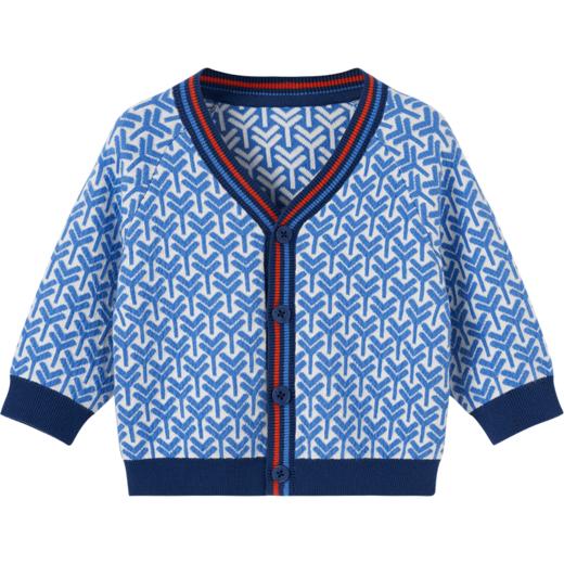 英氏-童衣类（春）H4英毛短外套 巴黎蓝 商品图0