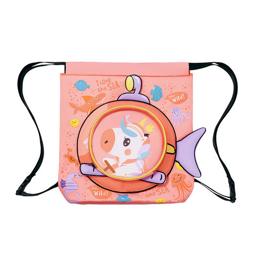 KK树儿童干湿分离游泳包男女童专业防水包沙滩装备双肩便携收纳包 商品图4