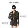 lost in echo设计师品牌Ari系列雪花重工做旧牛仔外套短裤套装女 商品缩略图1