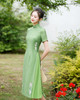 中式改良旗袍年轻款气质绣花茶服连衣裙YM2029 商品缩略图2