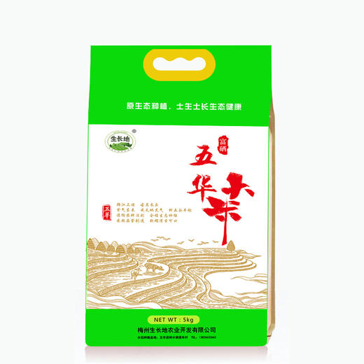 L生长地五华大米 （丝苗米-象牙香米）5kg/包 商品图0