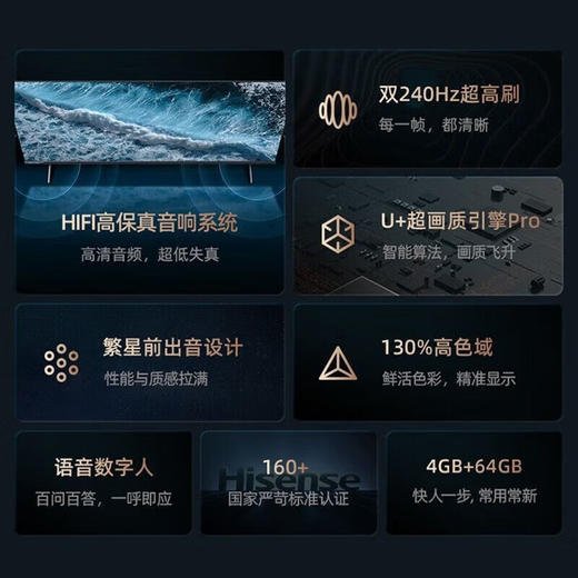 海信/电视/65A57K 商品图1