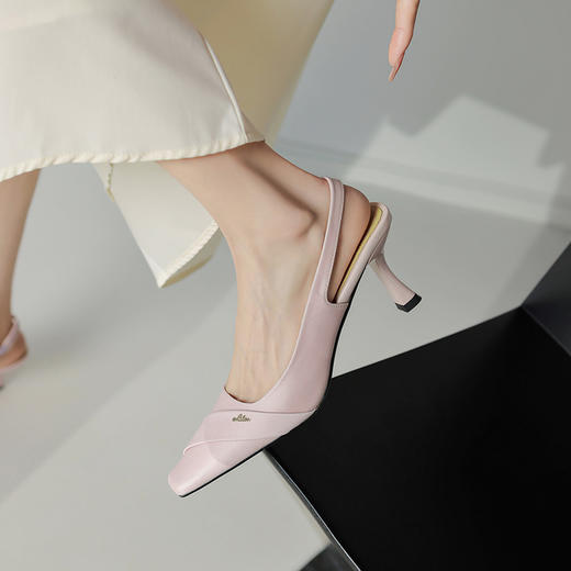 【预售5天】优雅尖头，里外全皮后空高跟鞋HCYYHD&5209 商品图10