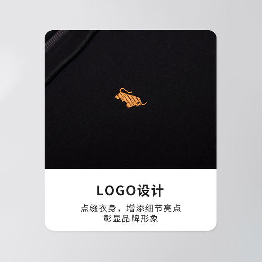 布兰施春夏男士连帽休闲卫衣外套 商品图3