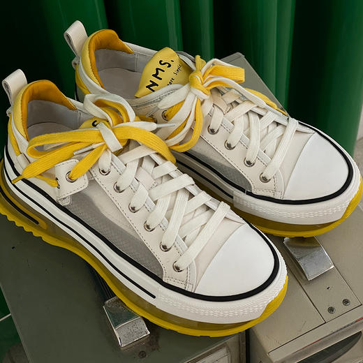 nekomomo2023年夏季新款商场同款牛皮网面气垫厚底运动鞋老爹鞋女 商品图3