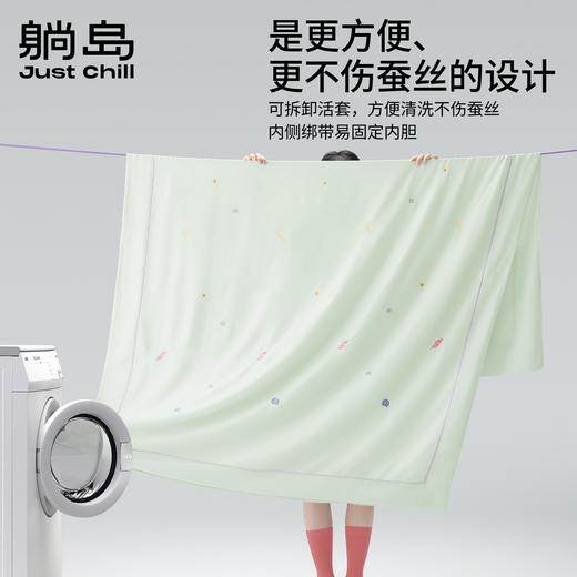 躺岛双宫茧蚕丝被 商品图4