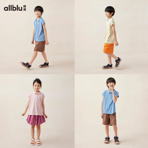 【夏Vol.2】幼岚「柔软汉麻」刺绣背心柔软亲肤24夏新款儿童新中式POLO背心ZY 商品图2