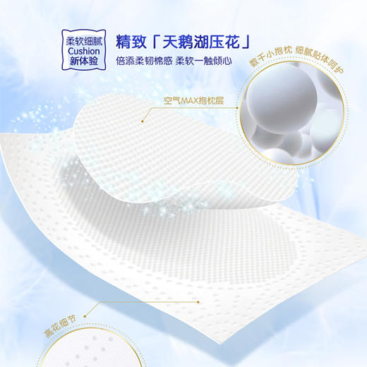 『得宝Tempo』无香有芯卷纸145克4层27卷/箱 净享装天鹅湖压花卷纸 商品图4