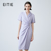 EITIE爱特爱春季新款通勤OL压褶收腰西装领连衣裙7807525 商品缩略图0