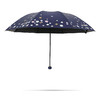 天堂伞 33633E浪漫樱花，涤丝纺黑胶三折8骨晴雨伞 商品缩略图3