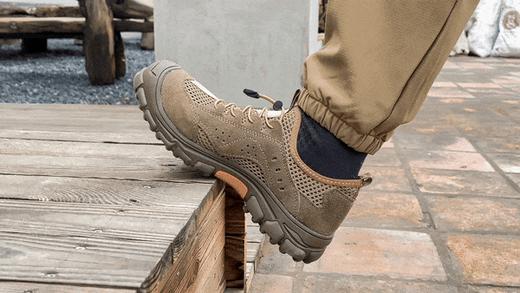 男女同款户外运动爬山越野登山鞋 耐磨橡胶大底劳保鞋（4-327） 商品图2