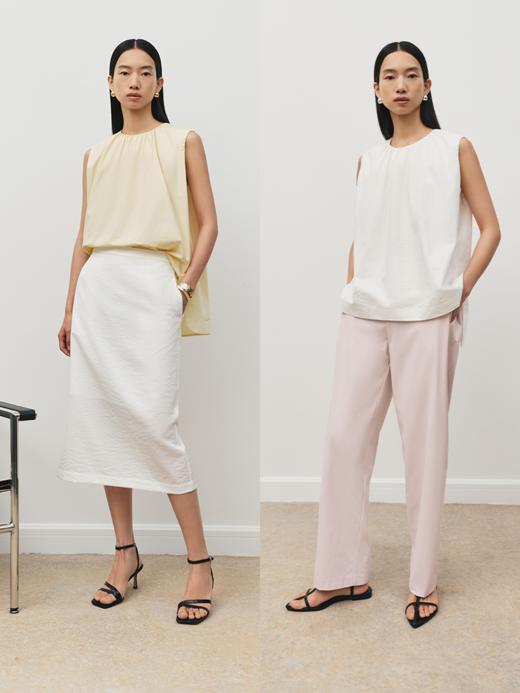 H直线型后开襟无袖上衣 FJ5114243 商品图13