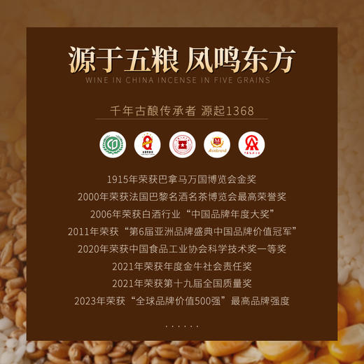 【五粮液新品 家宴限定款】五粮液·百鸟朝凤系列 浓香型白酒 52%vol 商品图1