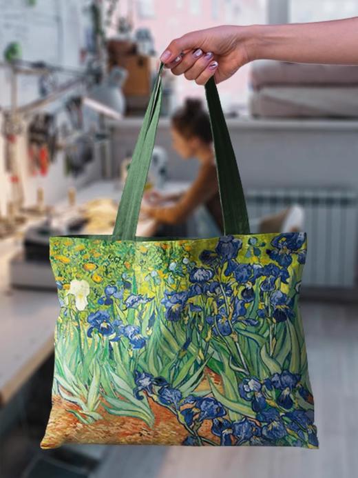 梵高油布包 手提单肩包购物包书包帆布包 商品图4