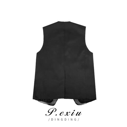 04-2潘依绣丁丁宠粉PanYiXiu/潘依绣【轻奢质感】韩版洋气减龄气质无袖马甲 MY23001 商品图1