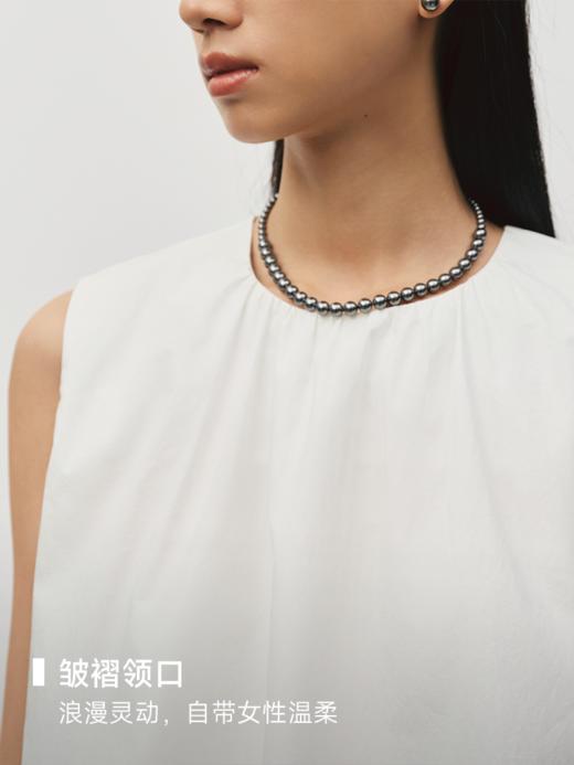 H直线型后开襟无袖上衣 FJ5114243 商品图3