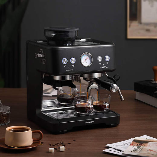 大宇研磨一体式小型半自动咖啡机DY-KF22C
 商品图5