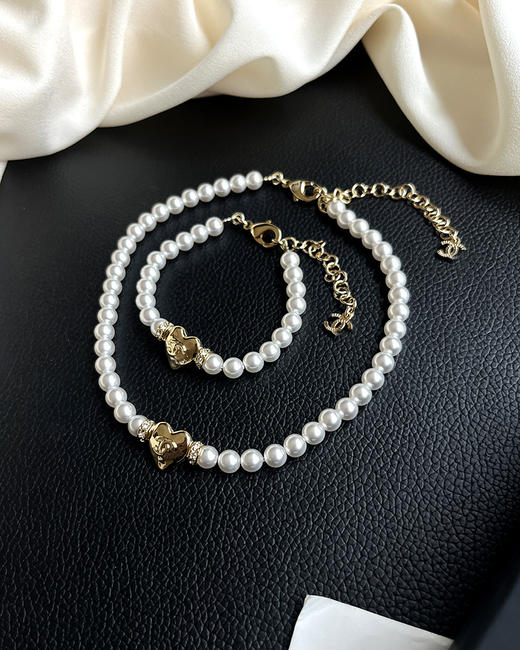 现货 THS 3.30-无 香家爱心珍珠系列饰品 项链 手链系列饰品 5款 CU1162 商品图10