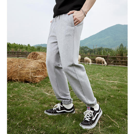 gxg.jeans男装裤子夏季韩版束脚卫裤宽松灰色运动裤男休闲长裤11D1020218D 商品图1