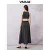 VIMAGE纬漫纪夏季新款时尚通勤无袖镂空收腰显瘦连衣裙V2107724 商品缩略图4