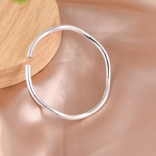 【深深几许】999银足银波浪纹满天星手镯【SCH-SZ0003-1.5-93】 商品图2