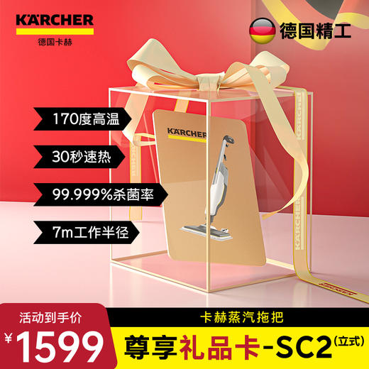 VIP尊享礼品卡 KARCHER德国卡赫蒸汽拖把 商品图0