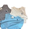 【39.9/任选2件！】儿童背心夏季男女童刺绣A类纯棉舒适面膜，无袖T恤宝宝潮牌纯色上衣薄，舒适无负担，宝宝夏日必备单品-lm！-QQ 商品缩略图7