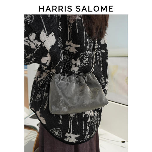 Harris Salome牛皮金链云朵包 商品图9