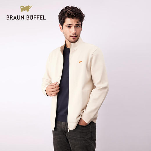 布兰施春夏男士休闲立领卫衣夹克 商品图4